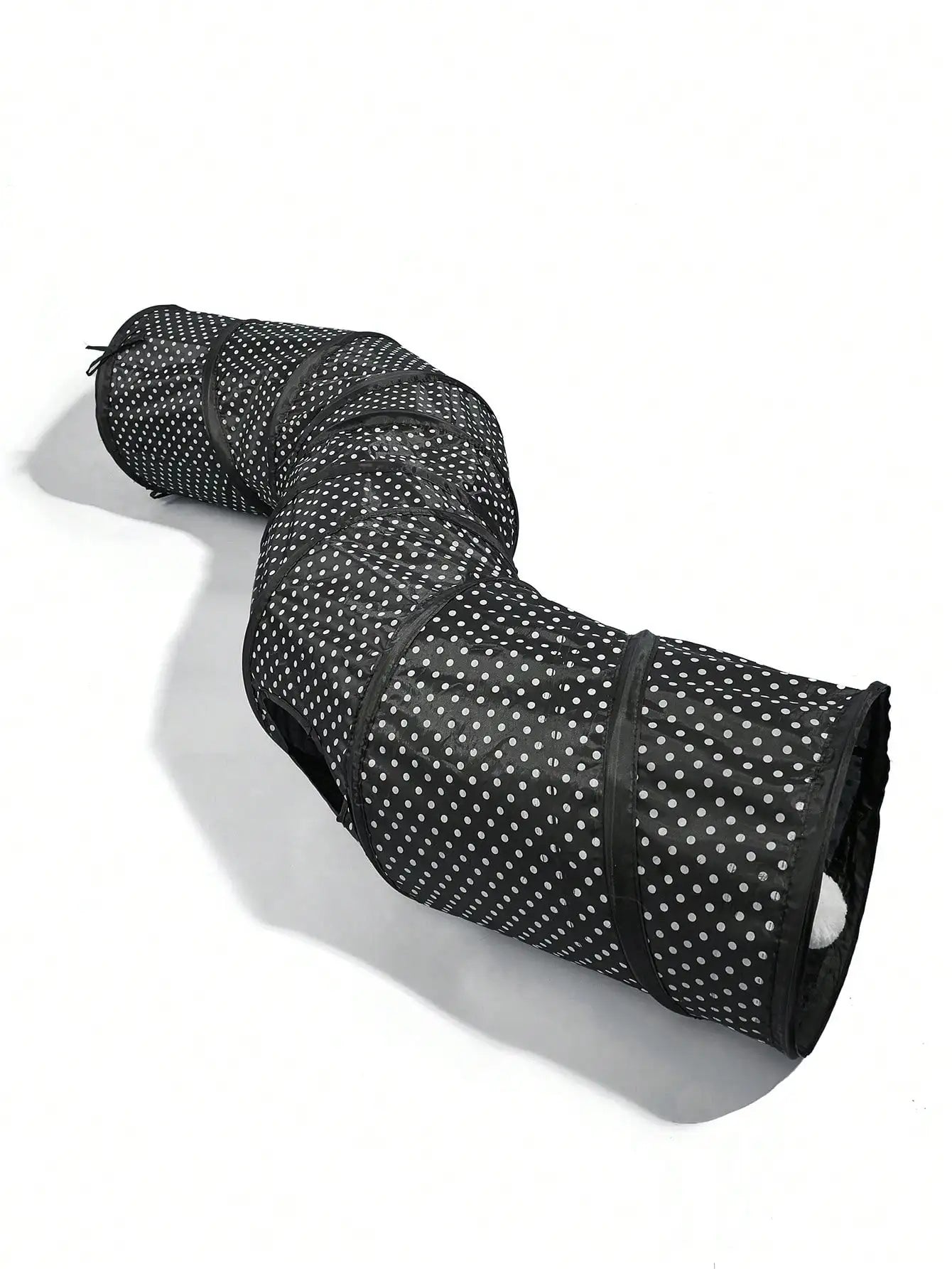 Printed Foldable Cat Tunnel - 1PC Multi-Size Indoor Interactive Pet Toy